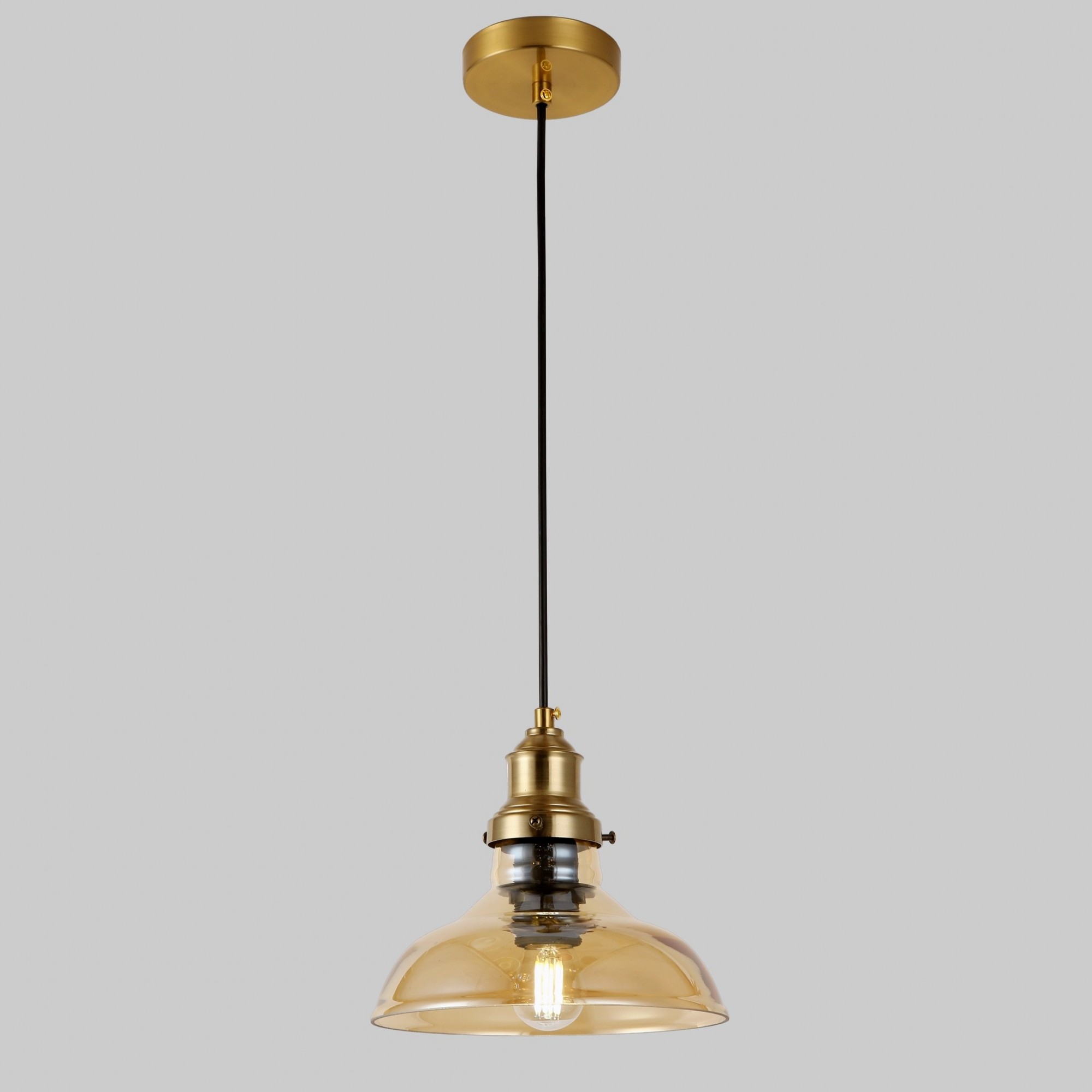 

Люстра LEVISTELLA Glass Bell подвесная кофейная 12 см