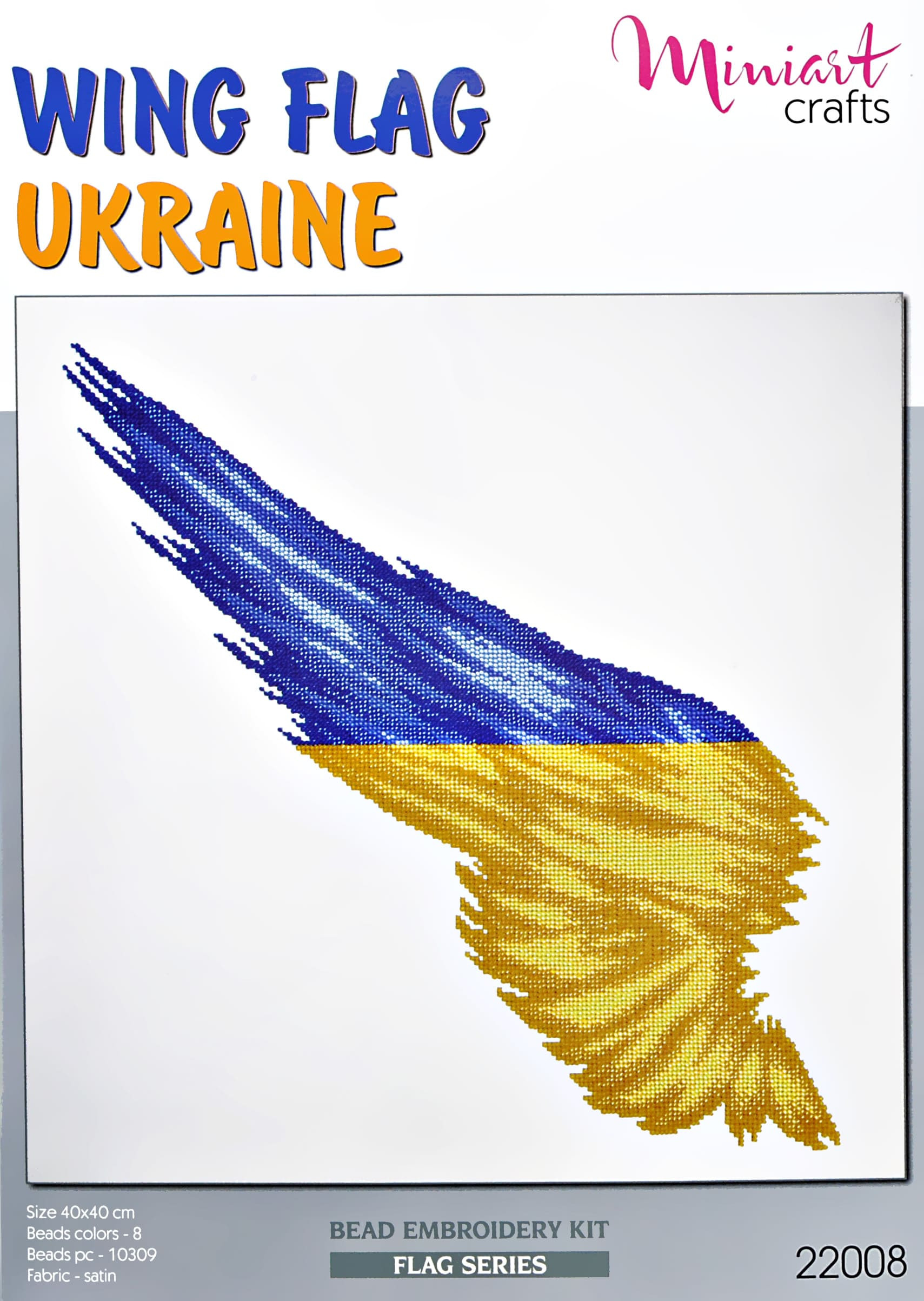 

Набор для вышивания MiniArt Crafts Крыло: Флаг Украины 22008