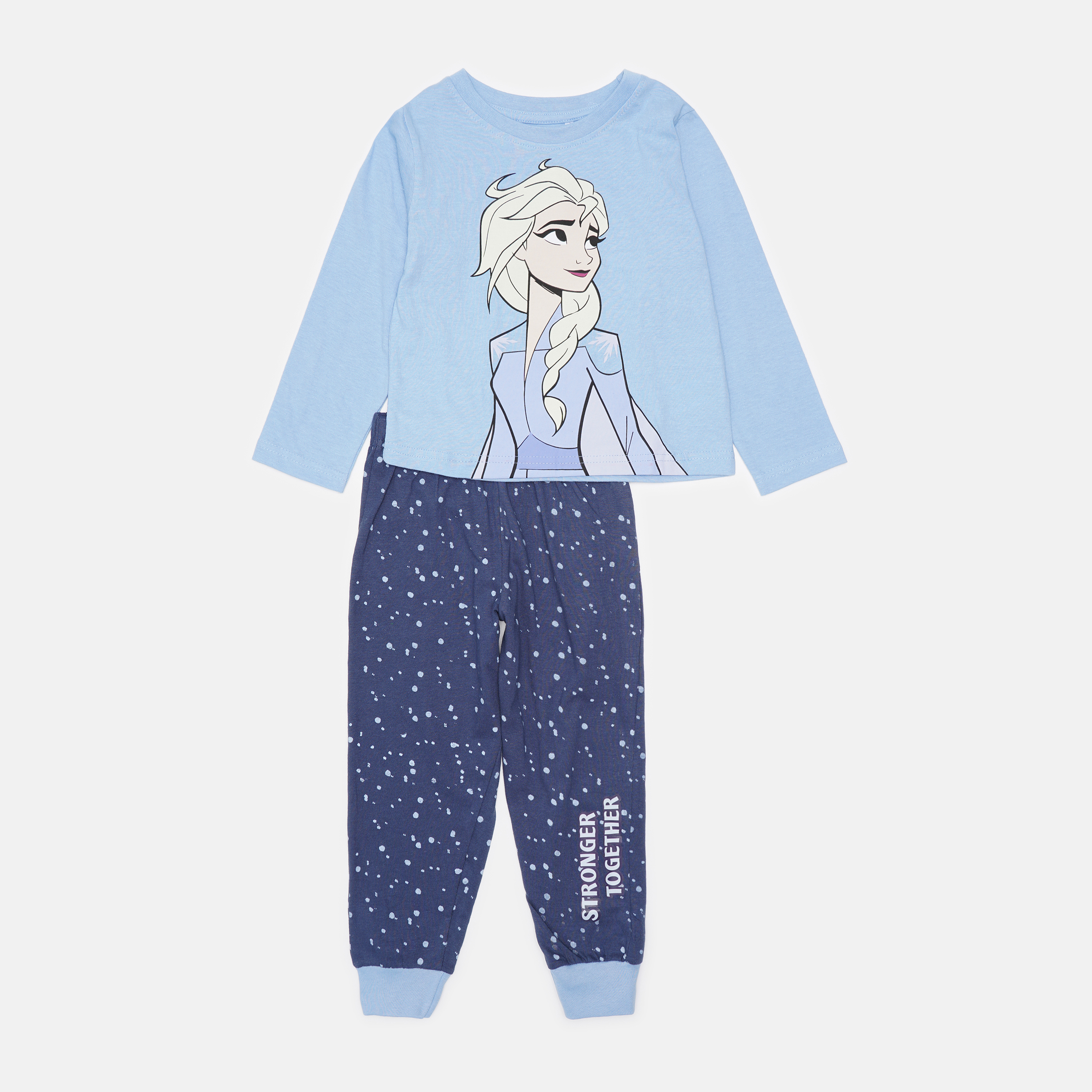 

Пижама (футболка с длинными рукавами + штаны) Disney Frozen Ii 2200007683 110 см Светло-голубая (8445484018530)
