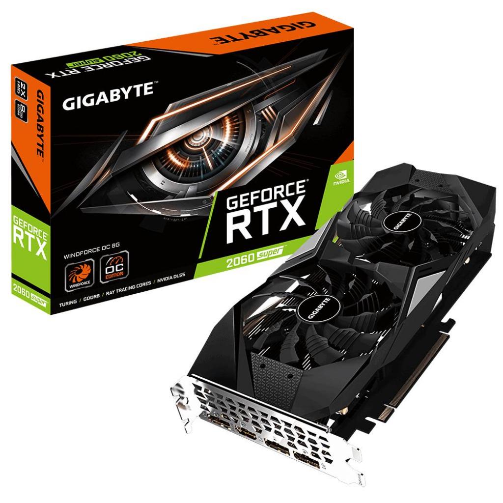 

Відеокарта GIGABYTE GeForce RTX2060 SUPER 8192Mb WINDFORCE (GV-N206SWF2OC-8GD)