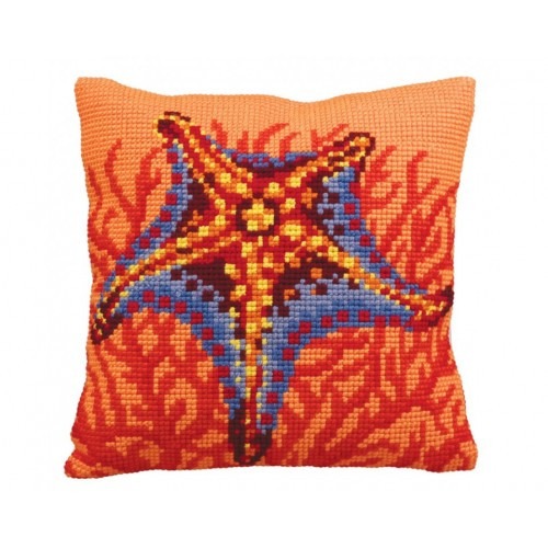 

Подушка для вышивания крестом Collection D'Art 5147 "Coral Reef"