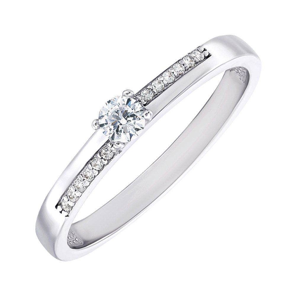 

Серебряное кольцо с фианитами S Zirconia 000149170 17 размера