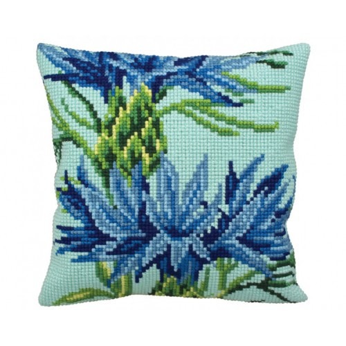 

Подушка для вышивания крестом Collection D'Art 5132 "Modern Cornflower"