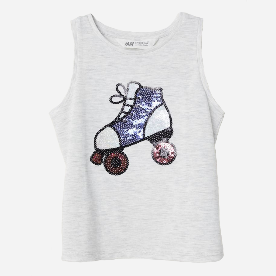

Майка H&M 060633847 92 см Серая