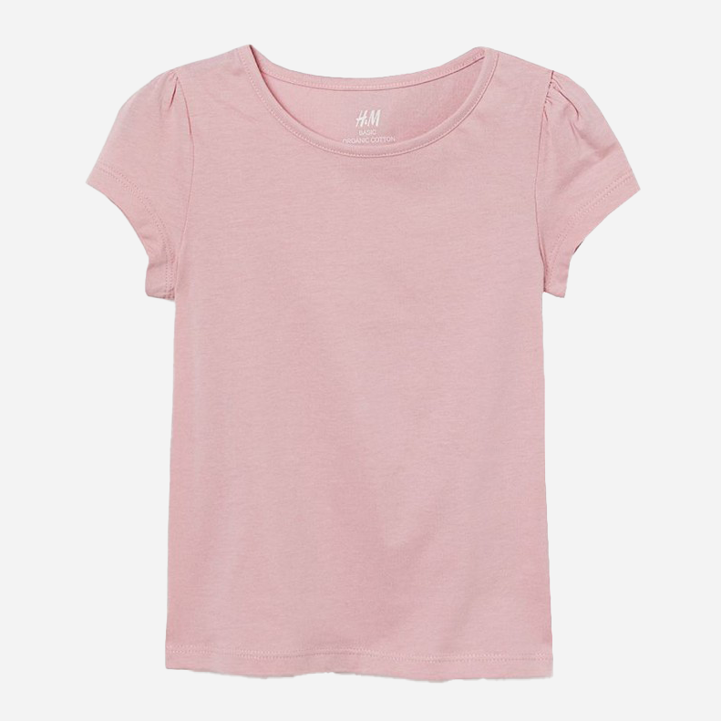 

Футболка H&M 060812911 134-140 см Розовая