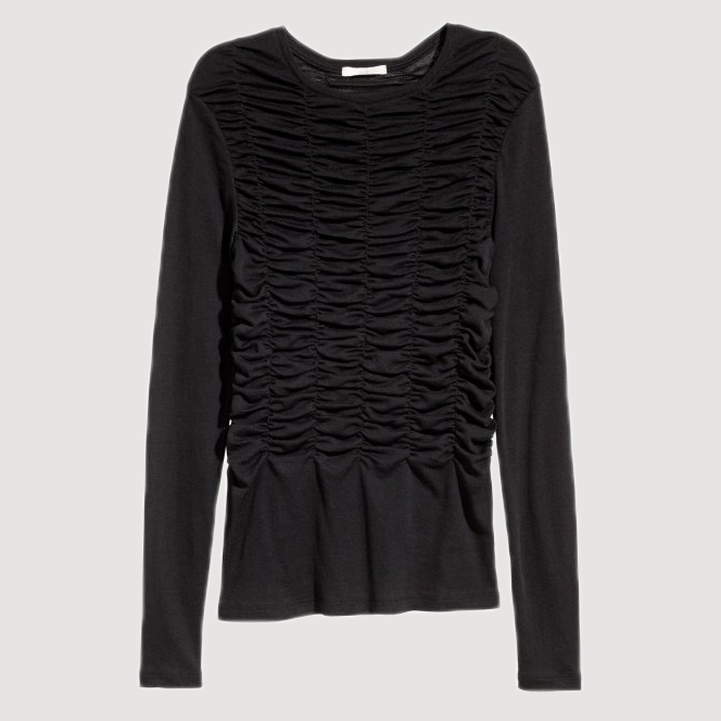

Лонгслив H&M 0574605_черн  Черный, Лонгслив H&M 0574605_черн 36 Черный