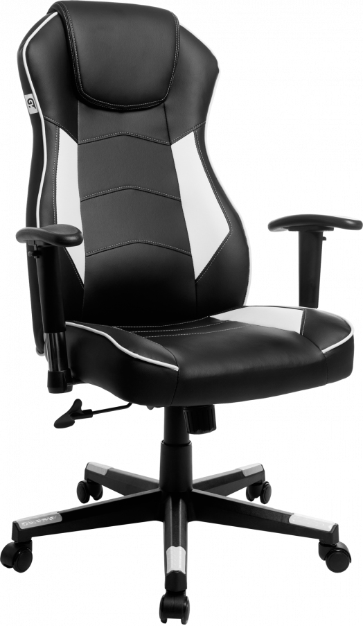 

Кресло для геймеров GT RACER X-2564 Черно-белое (X-2564 Black/White)