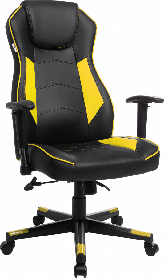 

Кресло для геймеров GT RACER X-2564 Черно-желтое (X-2564 Black/Yellow)