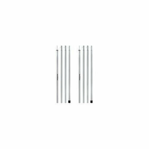 

Стійки для тенту сталеві оцинковані Naturehike Steel poles Updated NH20PJ041, 16мм*2.0м, сірі (2 шт)