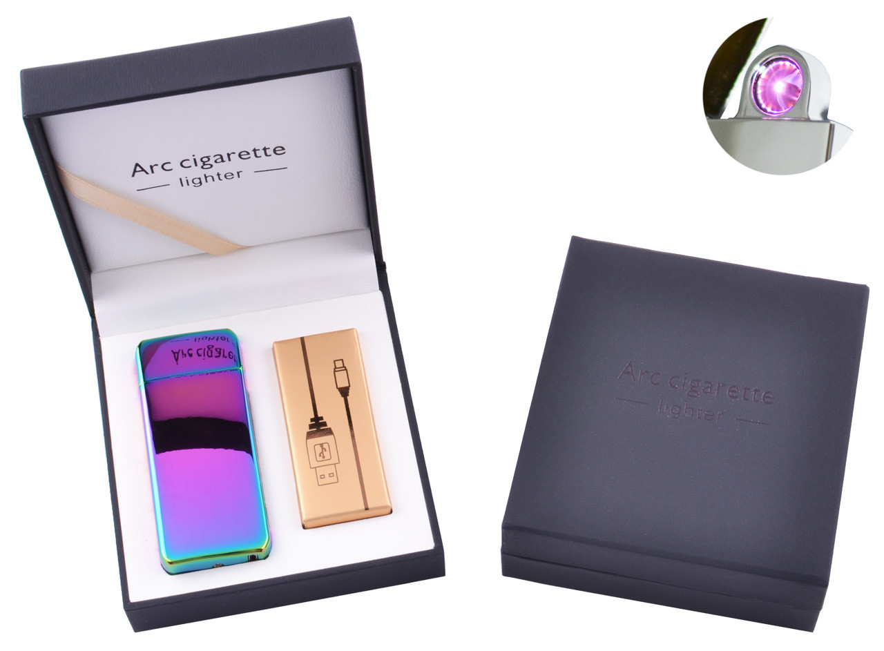 

Электроимпульсная зажигалка в подарочной коробке Arc Cigarette №HL-107 Хамелеон