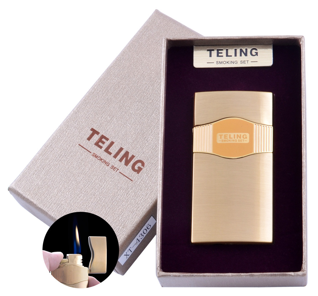 

Зажигалка подарочная Teling №4306 Gold