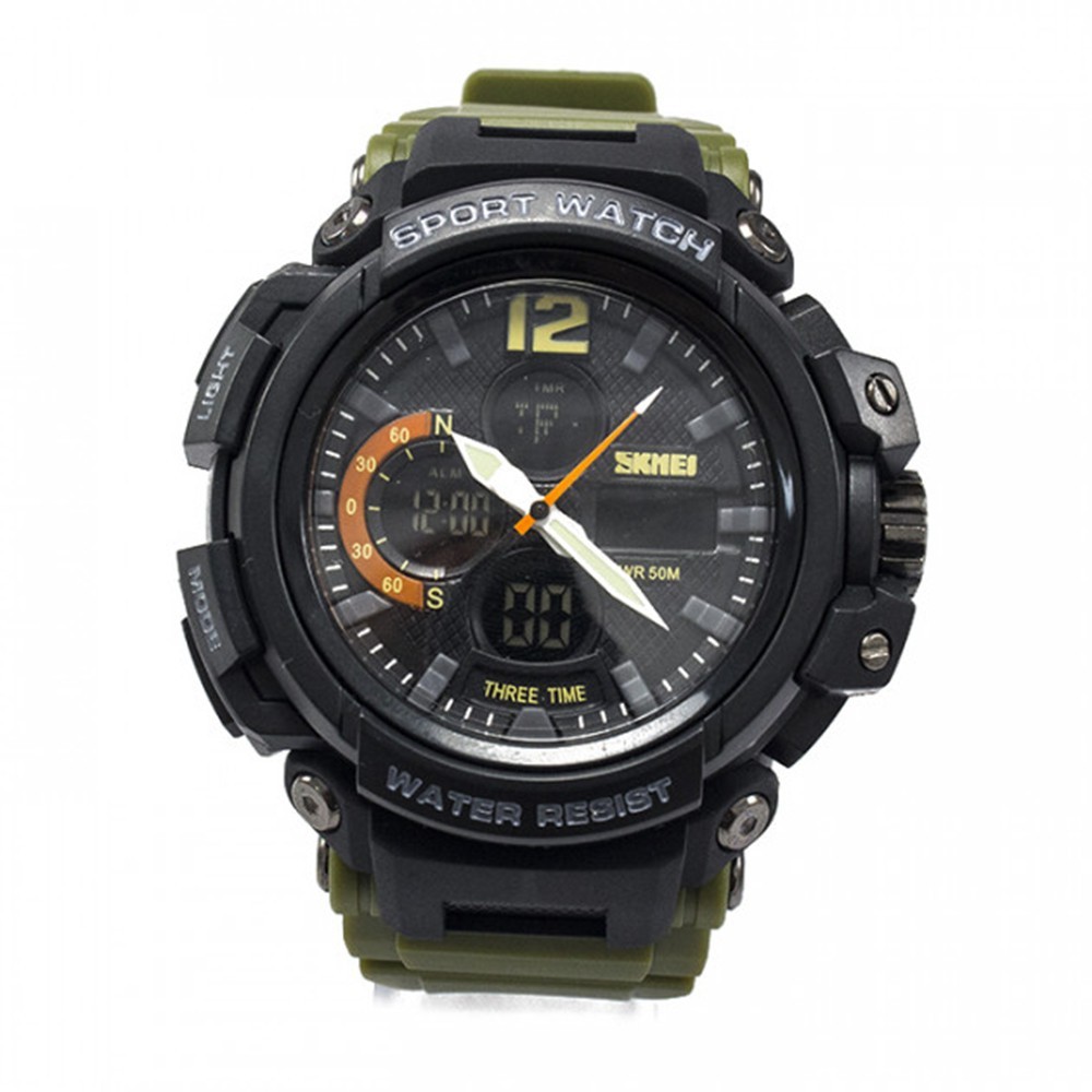 

Мужские часы Skmei 1343 Wristband Army Green