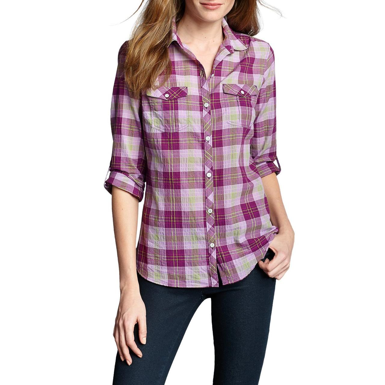 

Рубашка Eddie Bauer Womens Packable Shirt  Pink, Рубашка Eddie Bauer Womens Packable Shirt XL Pink