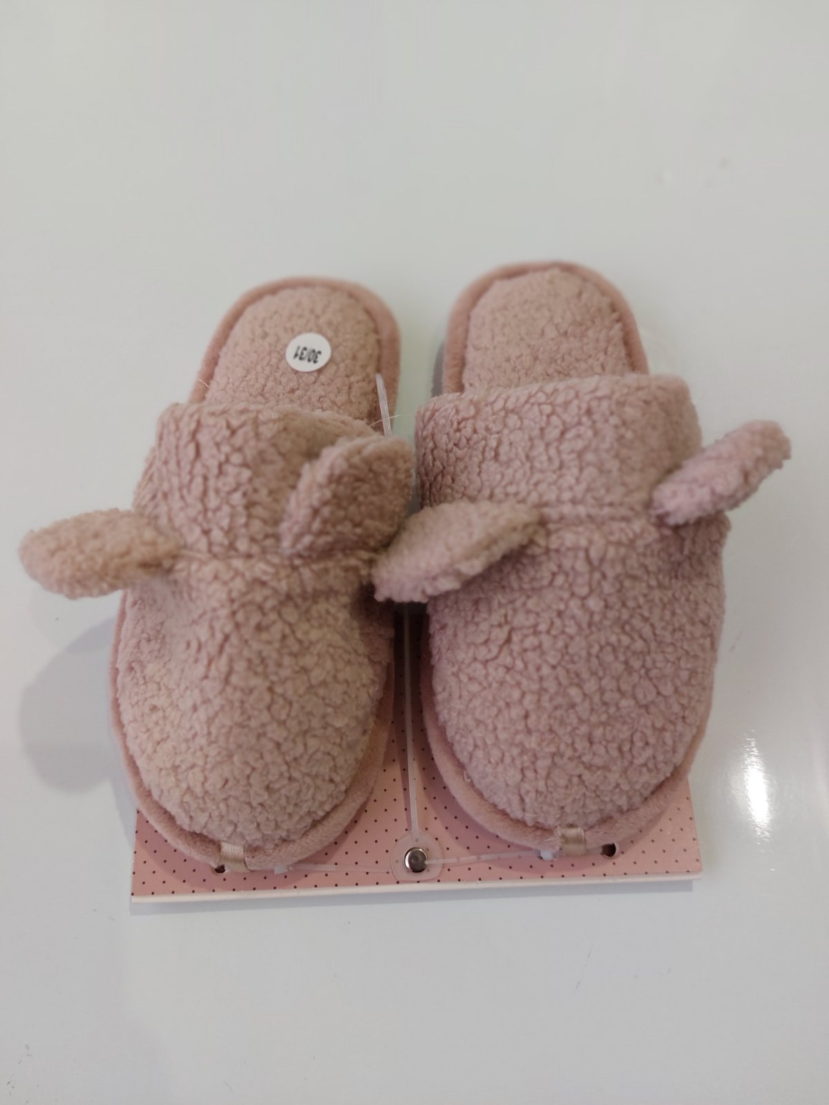

Капці домашні дитячі HS хутрянi TEDDI TWINS 6258 32-33 pink (4963682)