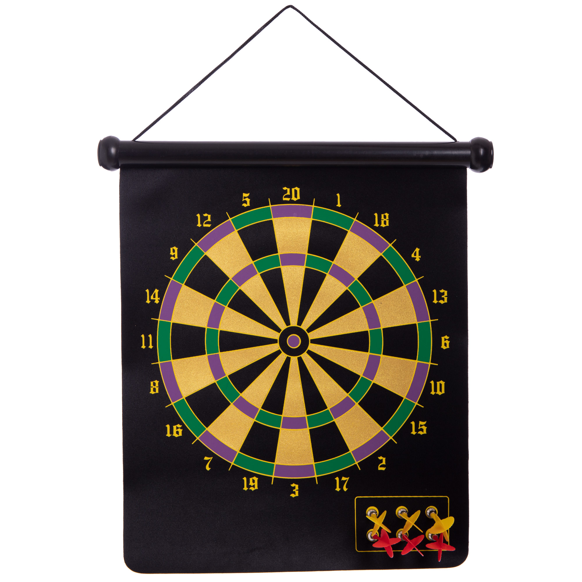 

Мишень для игры в дартс двусторонняя Baili BL-1018B 37x44,5см