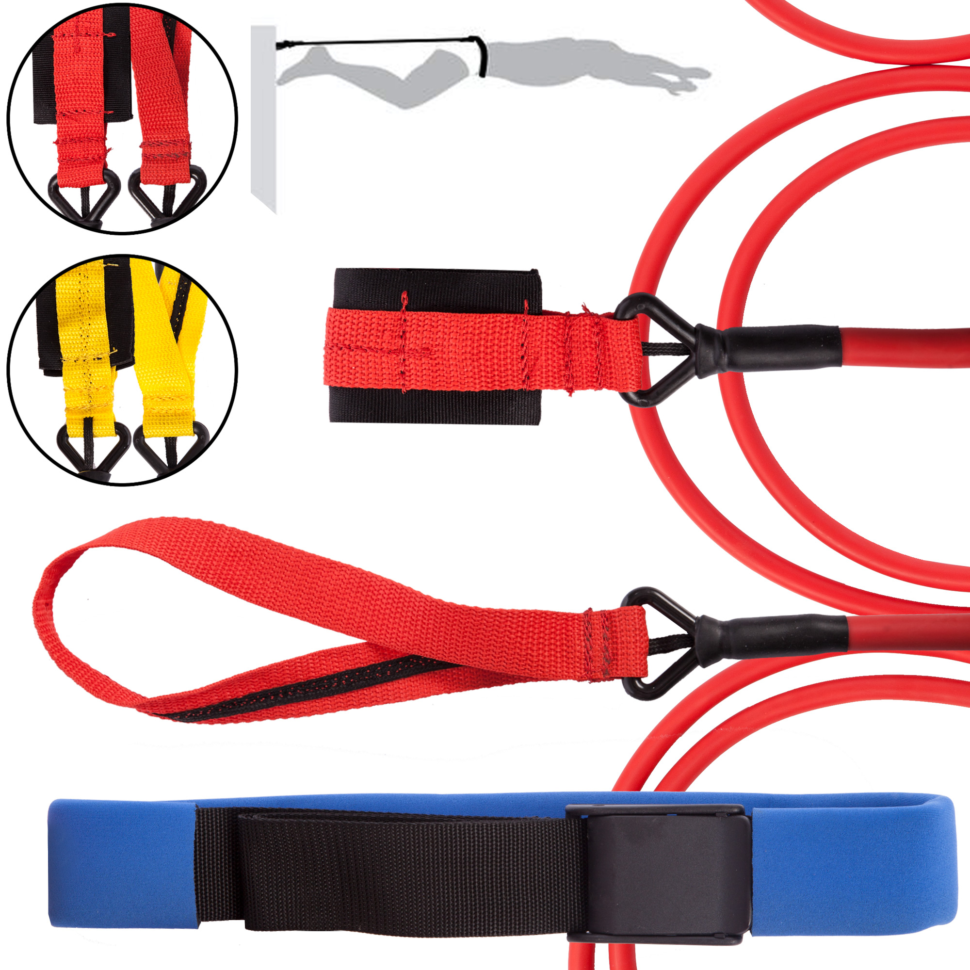 

Поясной тренажер для плавания SP-Planeta SWIMMING SAFETY CORD WITH BELT PL-3035