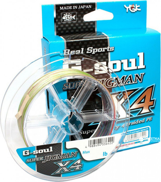 

Шнур YGK Super Jig Man X4 200m (мультиколор) 0.242mm 15кг/30lb