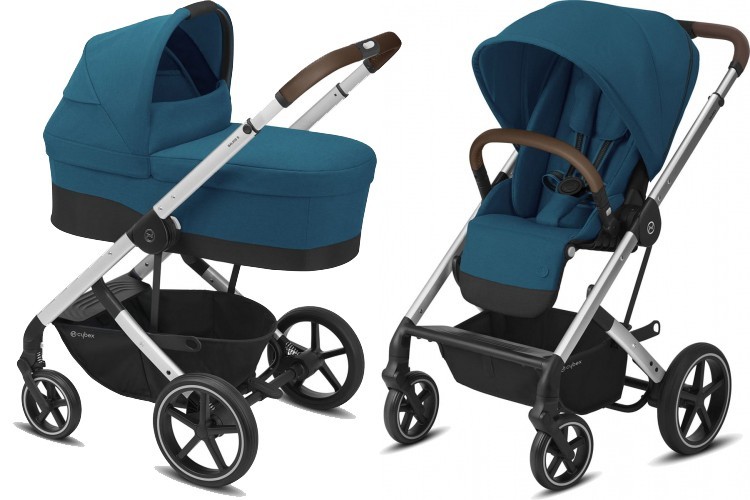 

Универсальная коляска 2 в 1 Cybex Balios S Lux шасси SLV River Blue