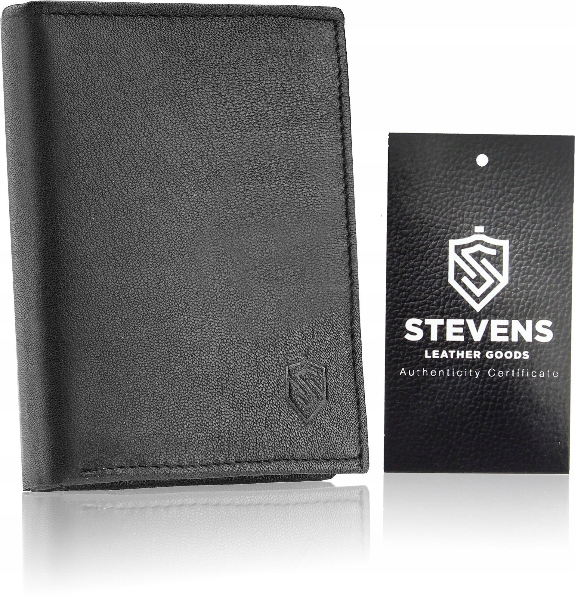 

Кошелек мужской кожаный, портмоне STEVENS, черный, 12,5 х 10 х 2,5 см (Z01-326)