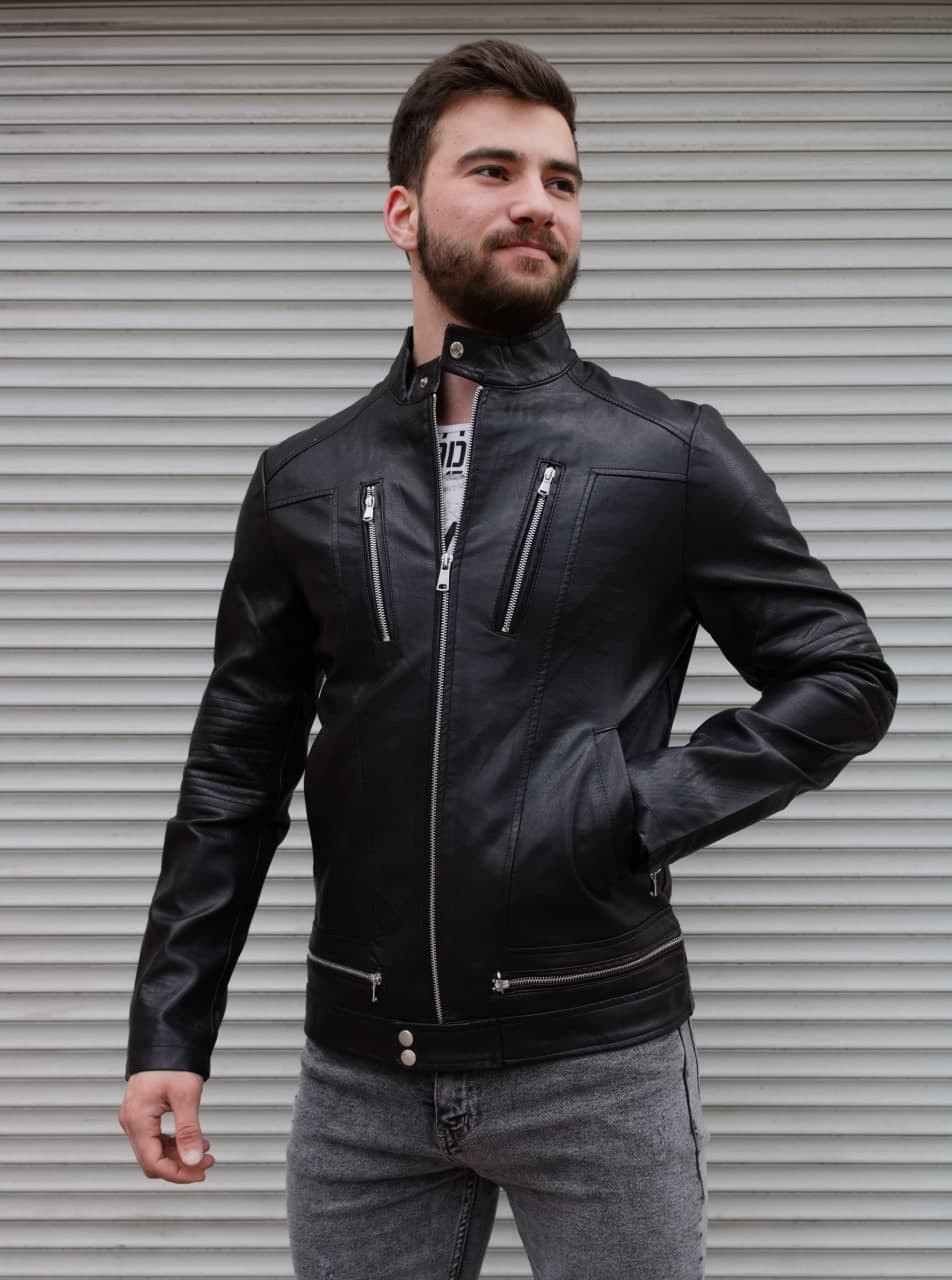 

Куртка из искусственной кожи R.A. Leather Zipper XXL чёрная 1998-XXL