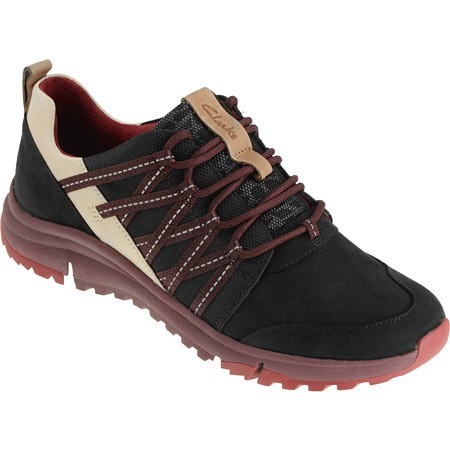 

Кроссовки Clarks Tri Trail 37,5р 23,5см Черно-бордовые