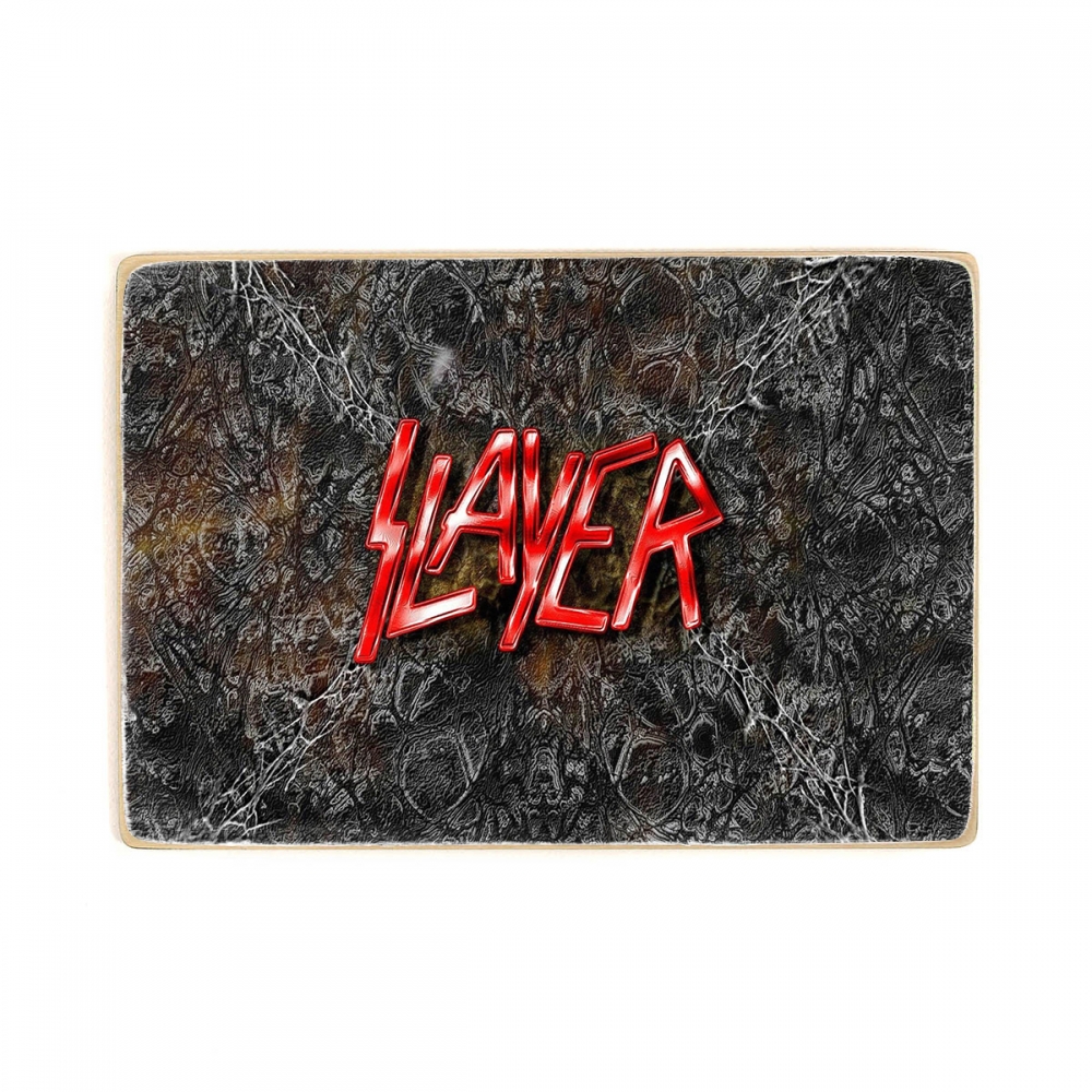 

Деревянный постер Музыка Slayer LOGO. слеер. Tom Araya А2