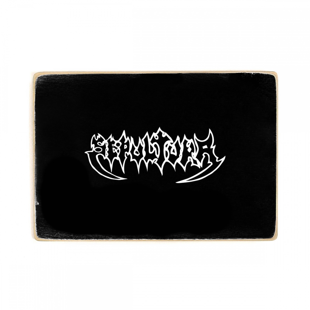 

Деревянный постер Музыка Sepultura Logo .Max Cavalera. Сепультура. Макс Кавалера А2