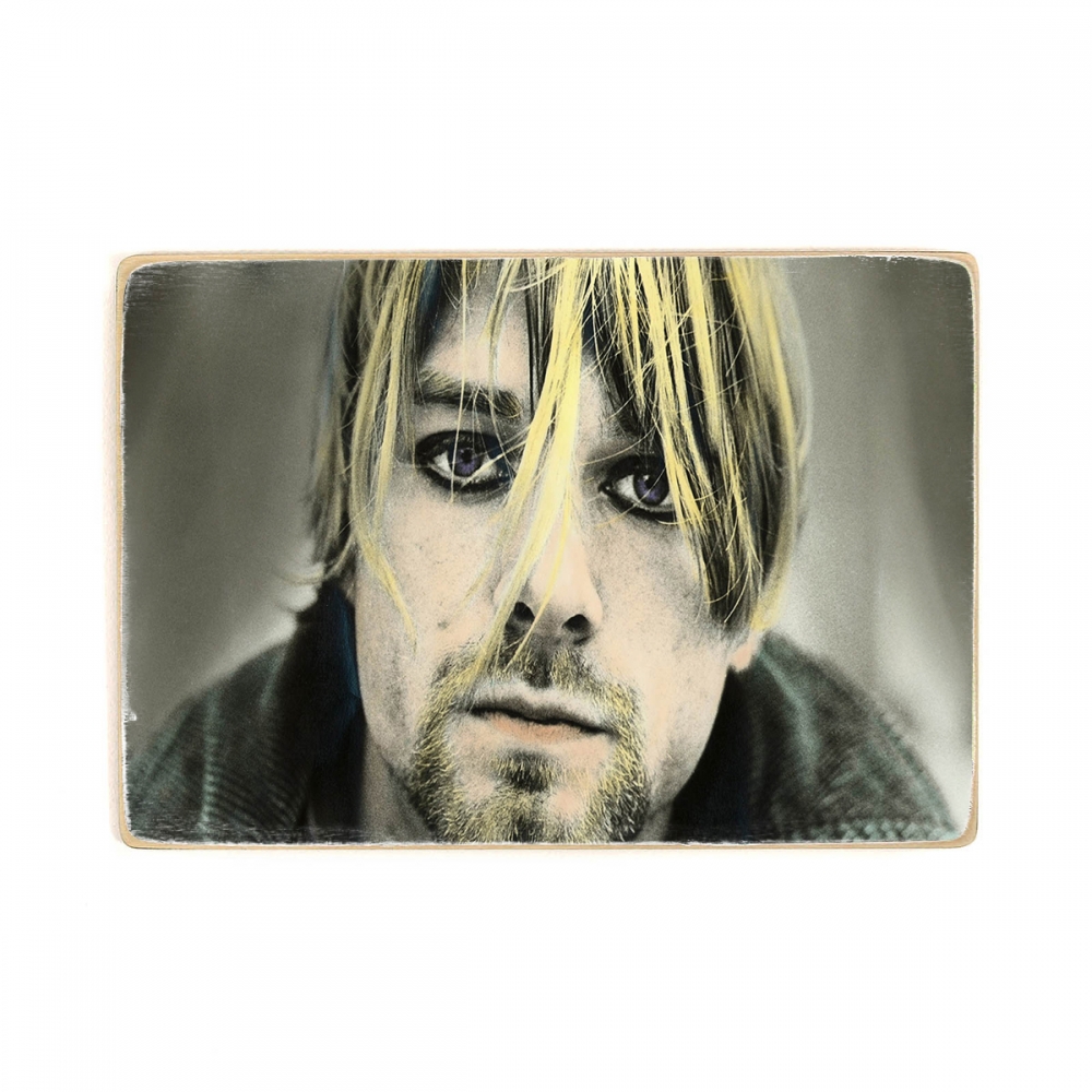 

Деревянный постер Музыка Nirvana. Kurt cobain. Нирвана, портрет Курта кобейна А2