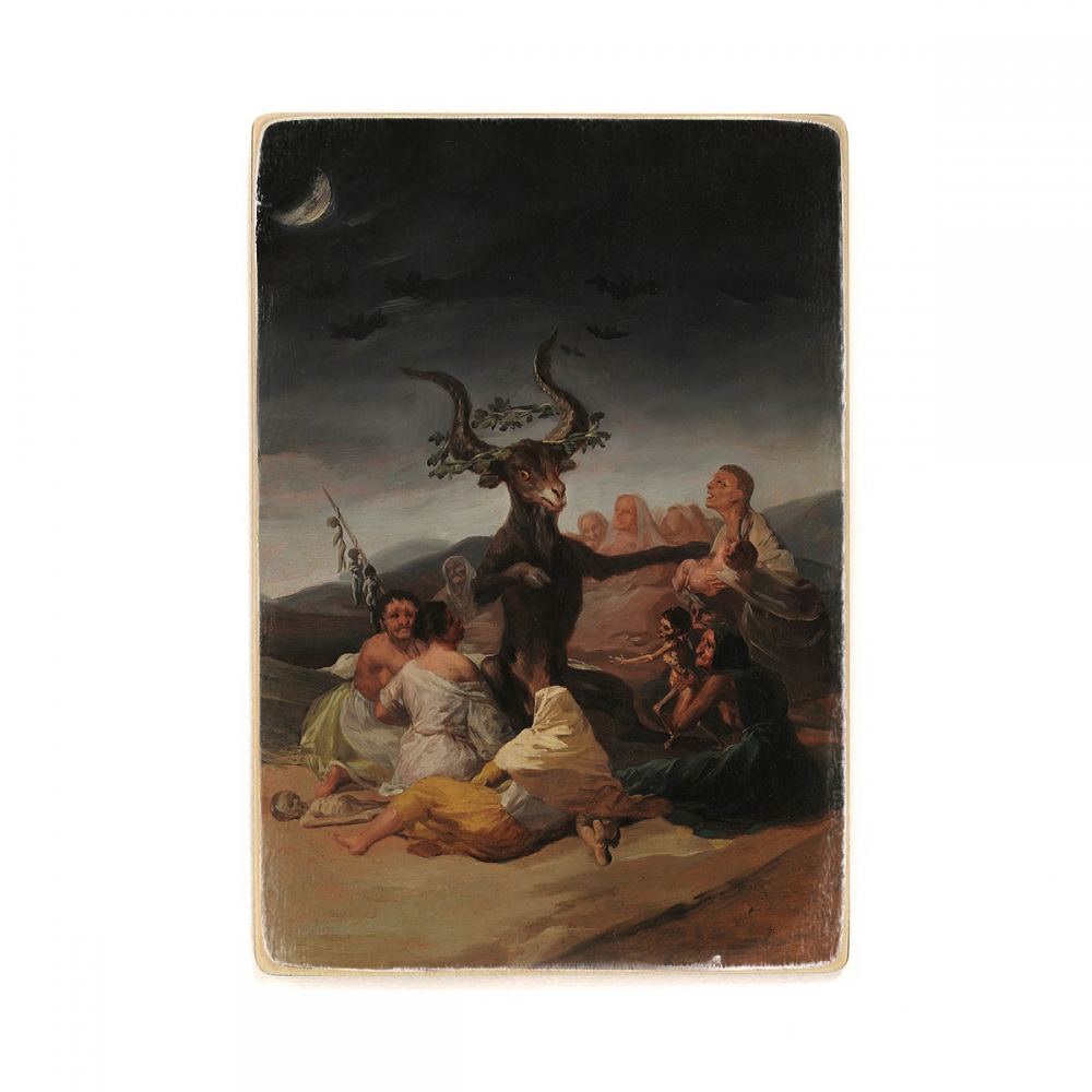 

Деревянный постер Искусство "Шабаш ведьм в стране басков" - Франсиско Гойя(1798) А2