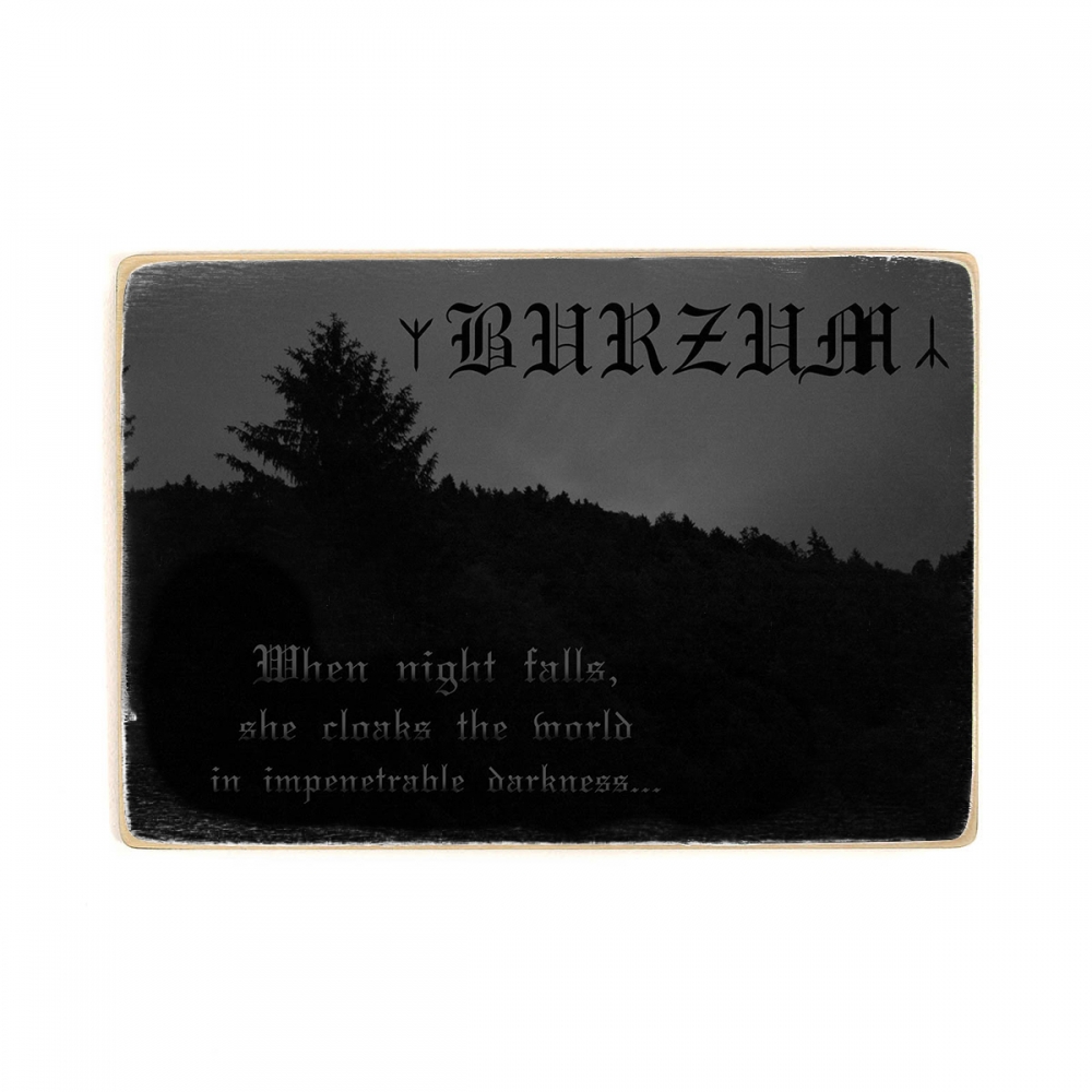 

Деревянный постер Музыка Burzum, black metal, бурзум А2