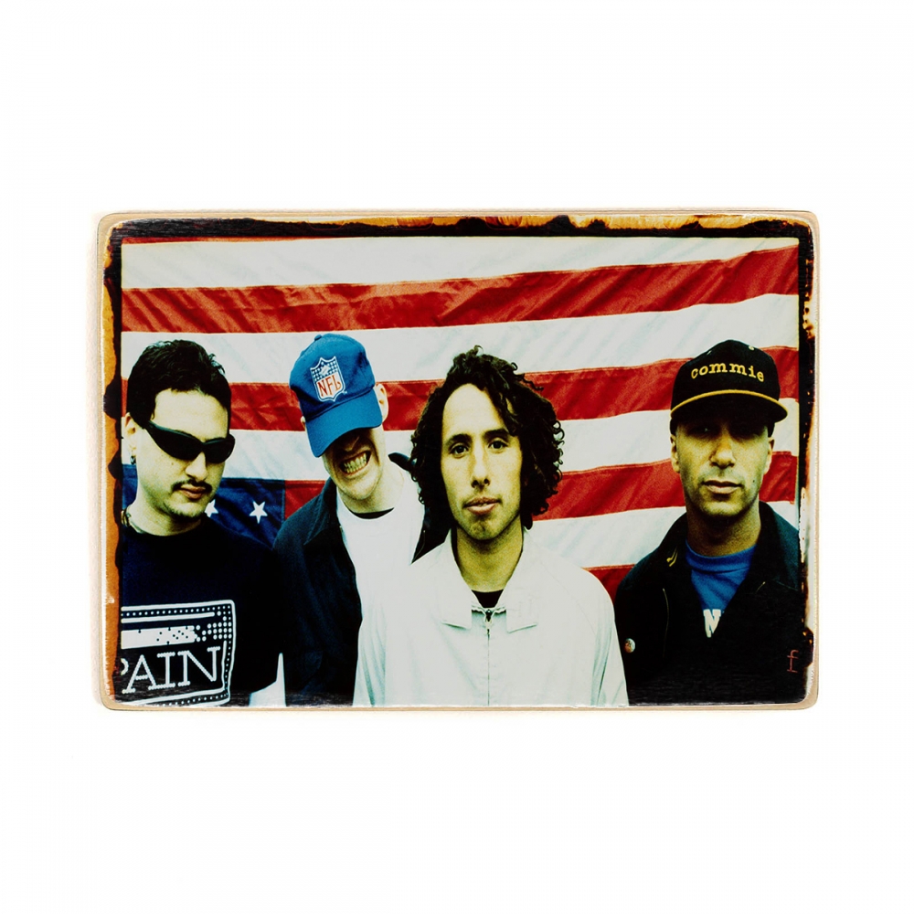 

Деревянный постер Музыка Rage Against the Machine. Участники группы А2