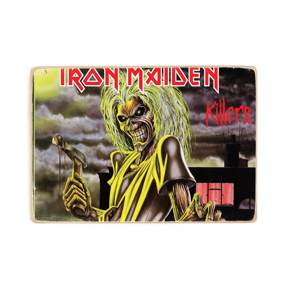 

Деревянный постер Музыка Iron Maiden Killers. heavy metal А1