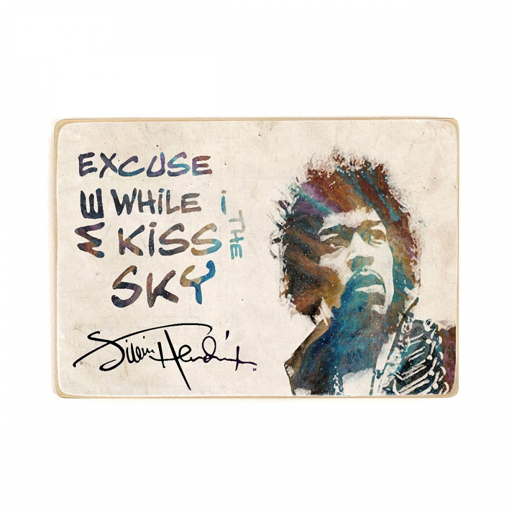 

Деревянный постер Музыка Jimi Hendrix, Джими Хендрикс. Цитата А1