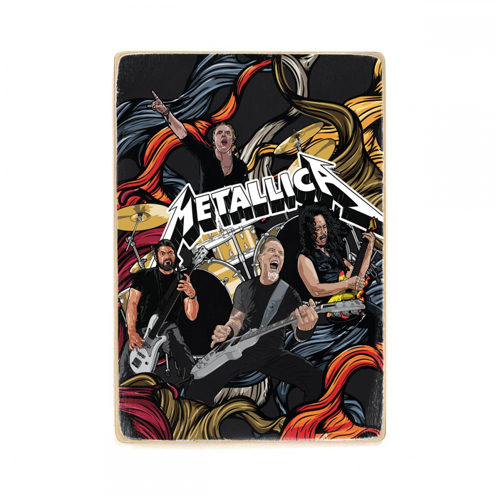 

Деревянный постер Музыка Metallica, Металлика А2