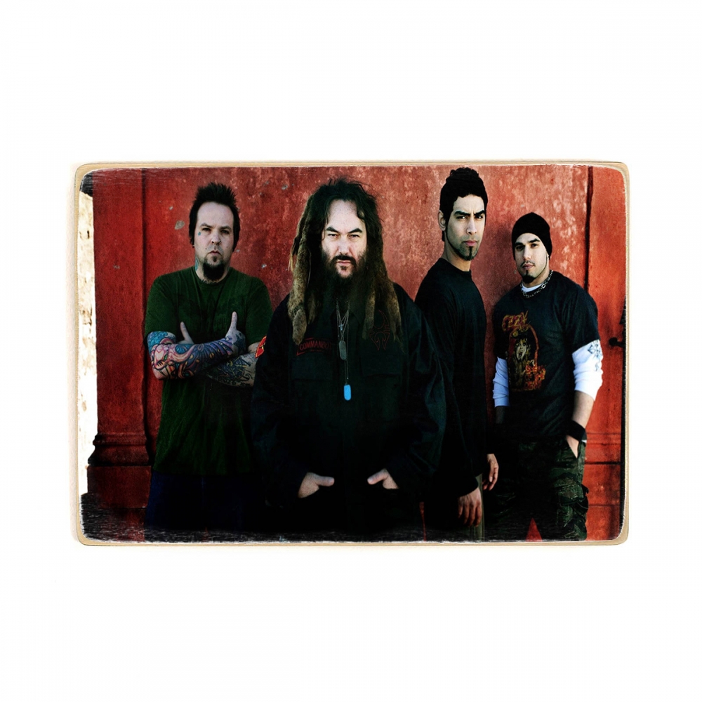 

Деревянный постер Музыка группа SoulFly. Max Cavalera. Sepultura А1