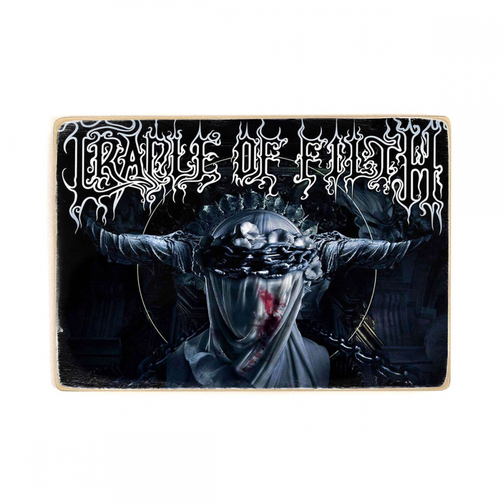 

Деревянный постер Музыка Cradle of Filth. black metal. крейдл оф филз.блек металл А1