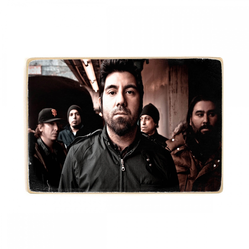 

Деревянный постер Музыка Deftones,Участники. Chino Moreno, дефтонс А1