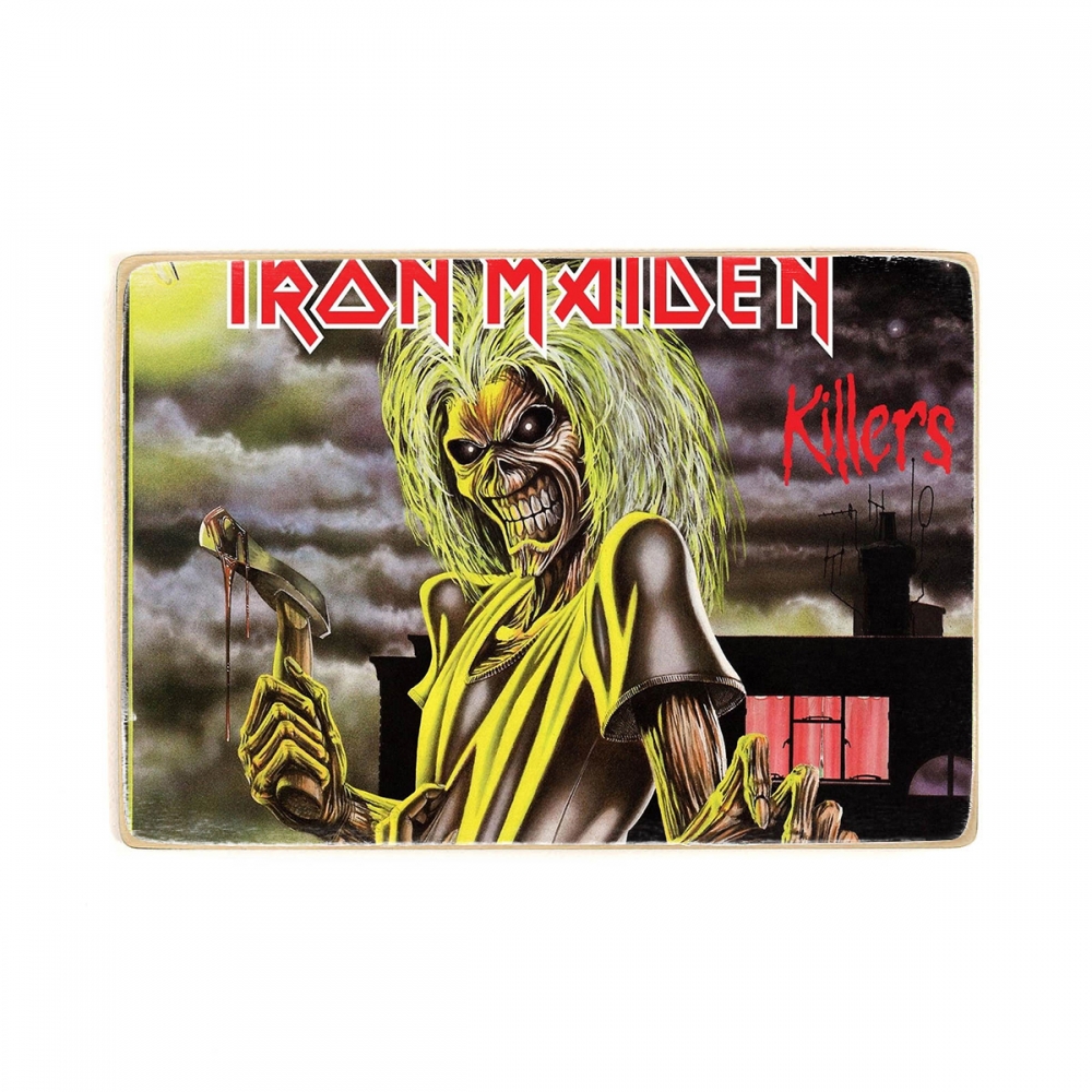 

Деревянный постер Музыка Iron Maiden Killers. heavy metal А2