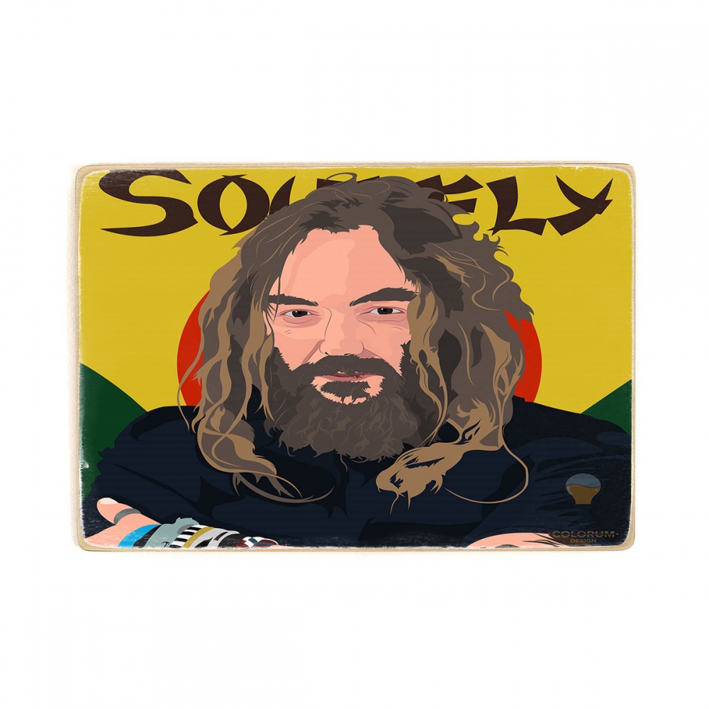 

Деревянный постер Музыка SoulFly - max cavalera А1