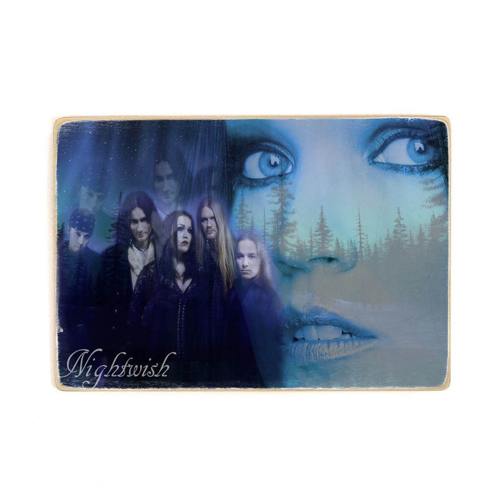 

Деревянный постер Музыка Nightwish, Найтвиш группа. Metal music А2