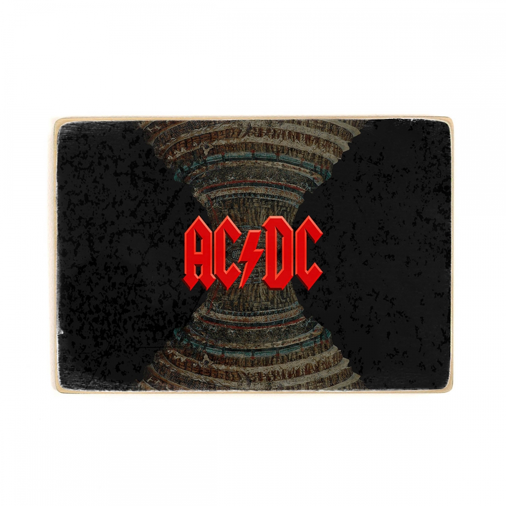 

Деревянный постер Музыка AC-DC А1