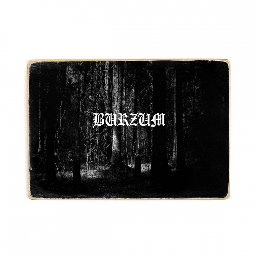 

Деревянный постер Музыка Burzum, black metal, бурзум Лого А1