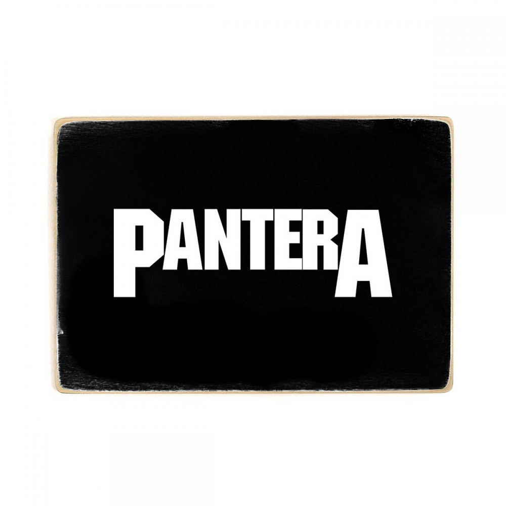 

Деревянный постер Музыка Pantera. лого А2
