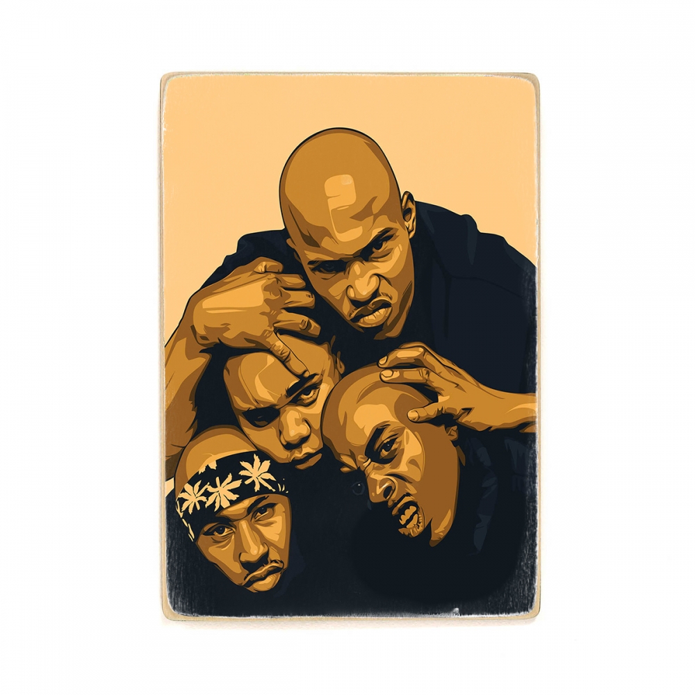 

Деревянный постер Музыка Onyx. Rap А2