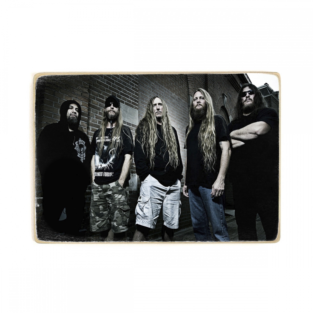 

Деревянный постер Музыка Obituary. Участники группы А2