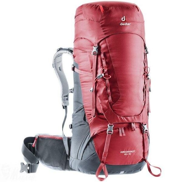 

Рюкзак Deuter Aircontact 45 + 10 cranberry-graphite (3320119 5425)