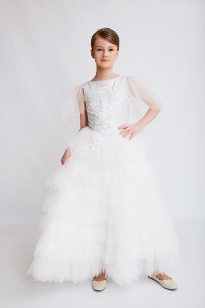 

Платье Miss DM Эльза 152 см Белое (3831785)
