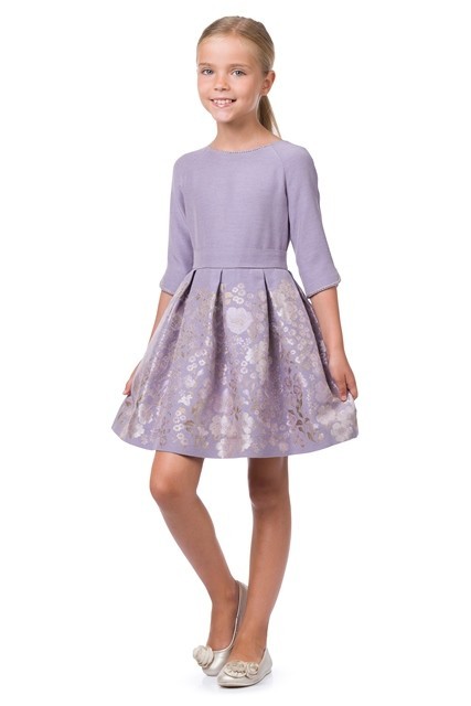 

Платье Miss DM Сиреневый купон 110 см Сиреневое