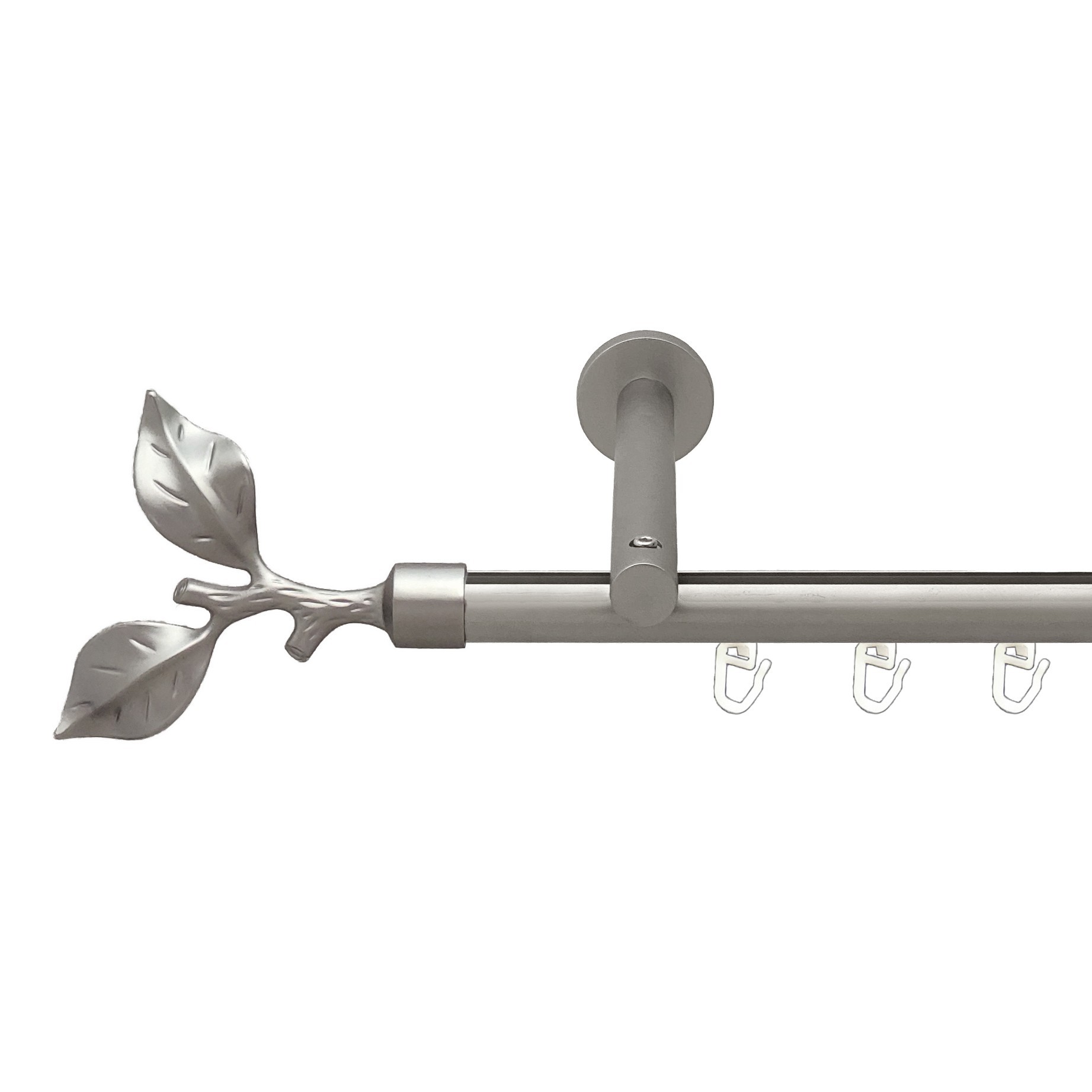 

Карниз Orvit Листок Троянди металевий однорядний циліндр на профіль 16 см профільна труба Сатин 19 мм 300 см (00-00015128)