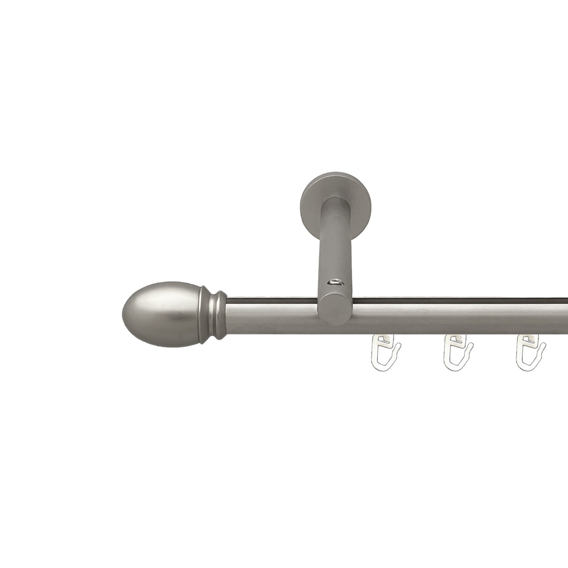 

Карниз Orvit Белуно металевий однорядний циліндр на профіль 16 см профільна труба Сатин 19 мм 240 см (00-00015072)